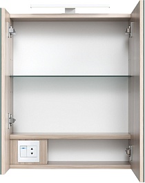 Iddis Зеркальный шкаф Mirro 50 ясень шимо – фотография-3